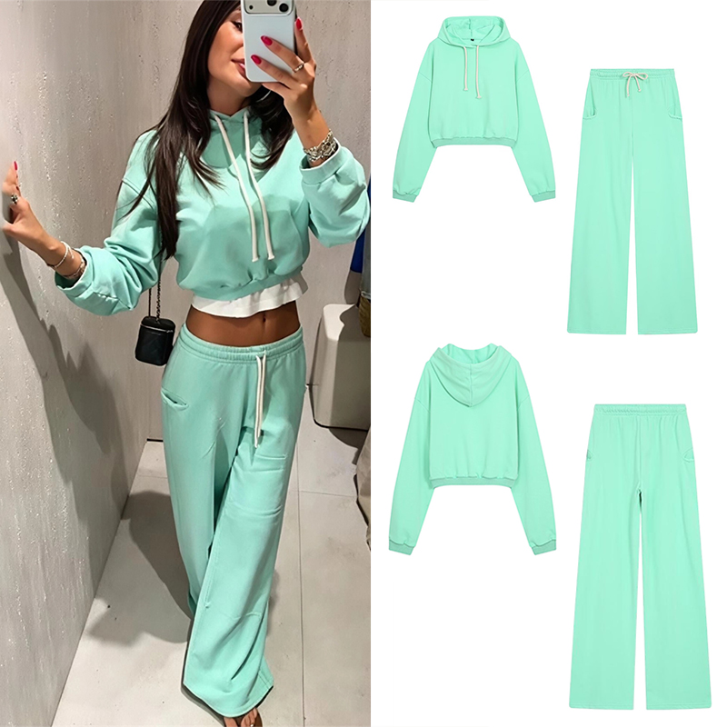 Street Fashion China - Женский флуоресцентный укороченный свитшот Guobioziy, коллекция