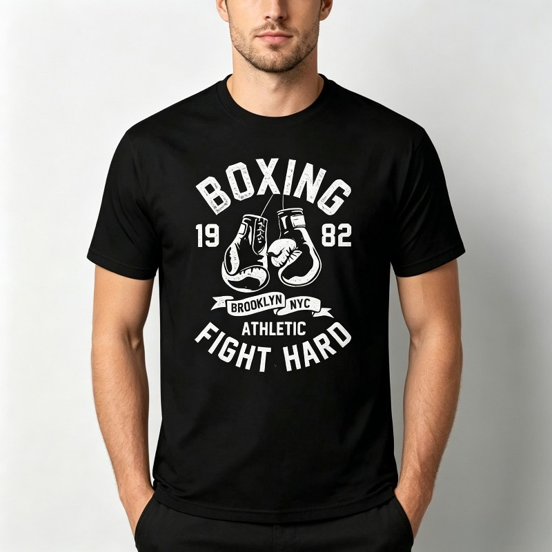 Street Fashion Nyc - Футболка с принтом Brooklyn NYC Boxing