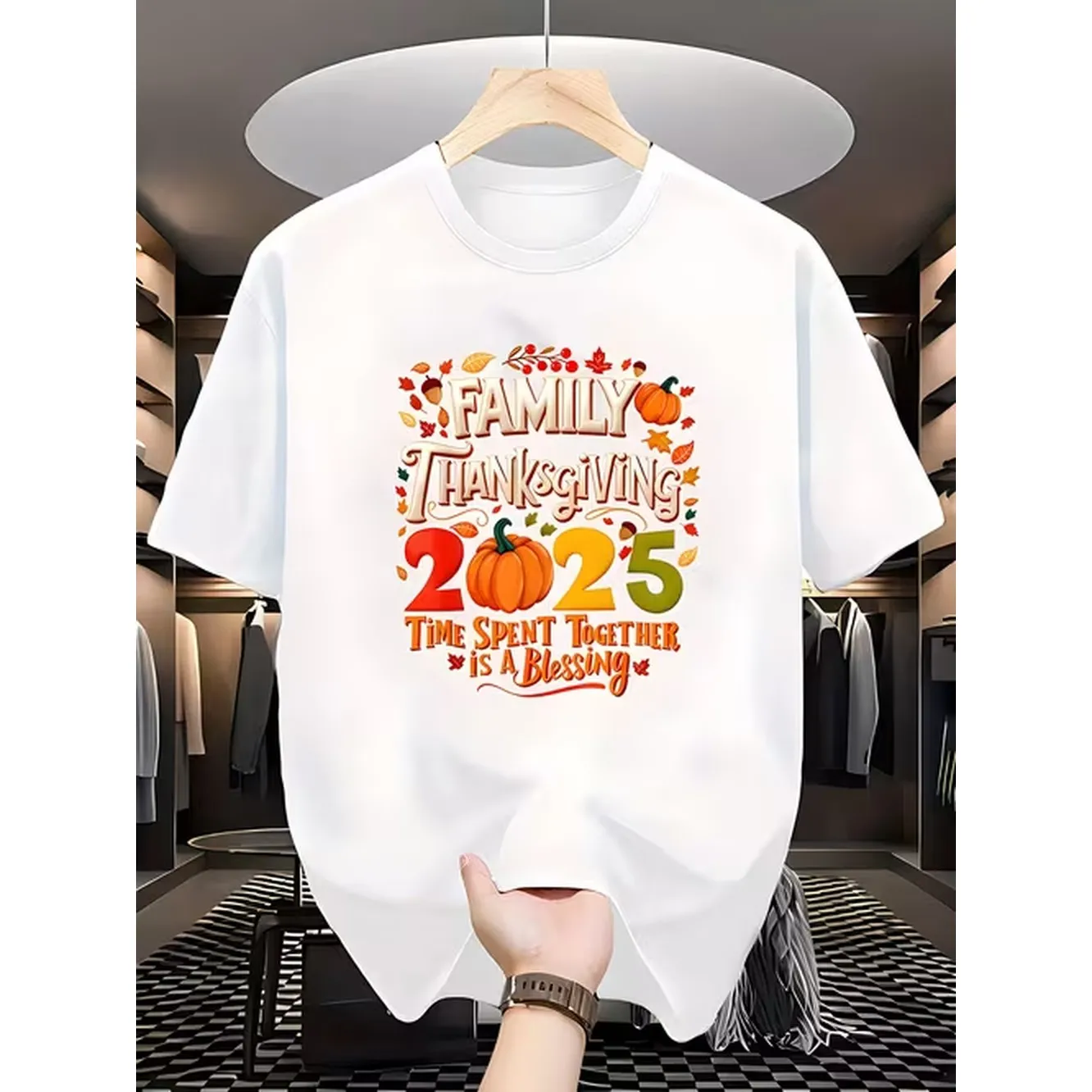 Street Fashion Events - Мужская футболка белого цвета из чистого