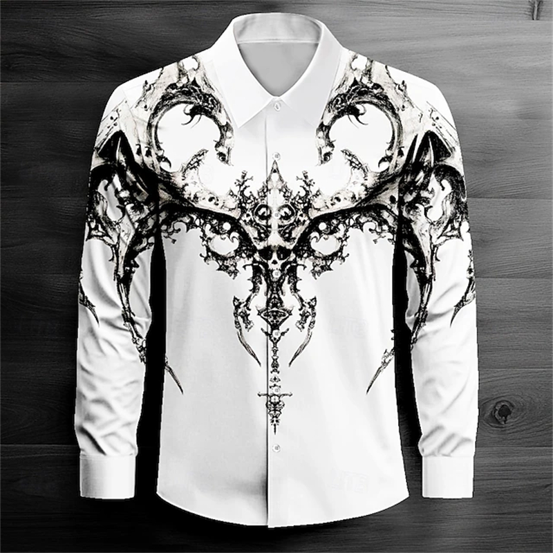 Street Fashion Events - 2026 Мужская рубашка с длинным рукавом,