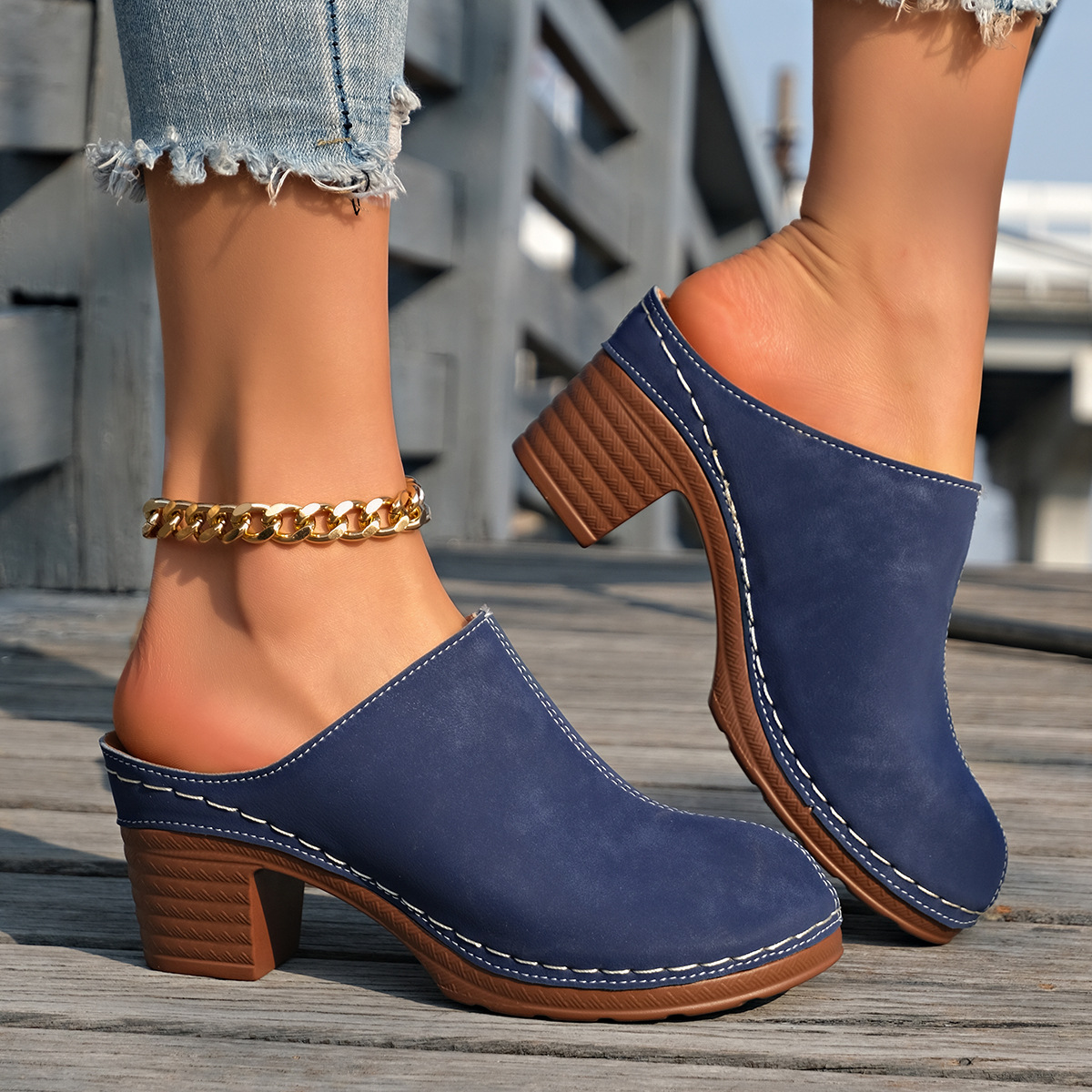 Street Fashion Events - Женские сандалии на платформе с цветочным