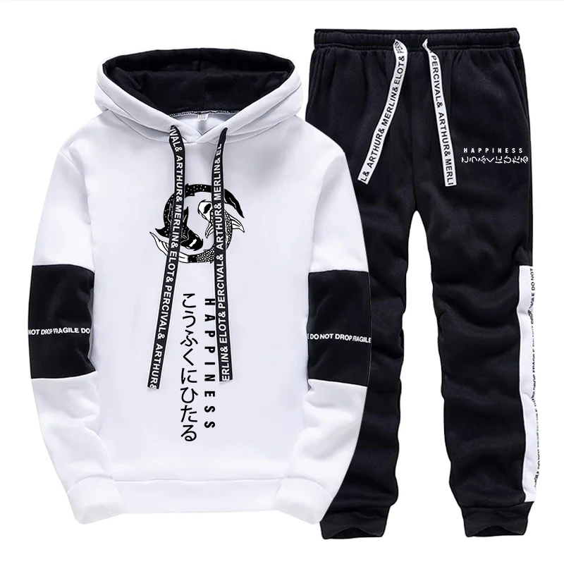 Street Fashion China - Модный мужской спортивный костюм с принтом,