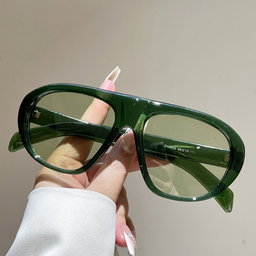 Street Fashion Brands - Новые большие солнцезащитные очки-авиаторы унисекс, винтажные
