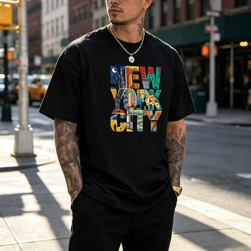 Мужская футболка с графическим – обзор и цена Street Fashion Nyc