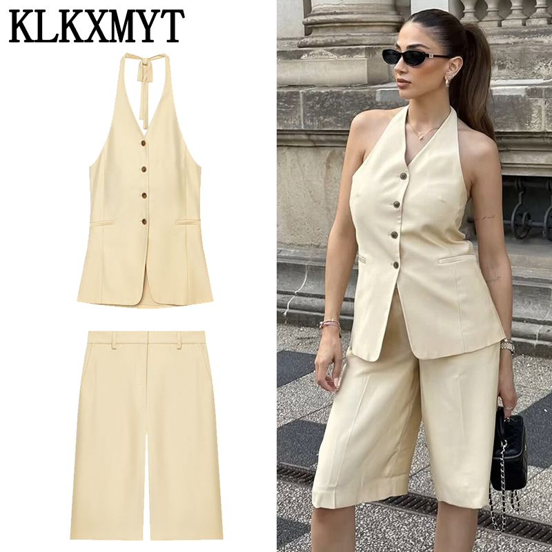 KLKXMYT Женский летний комплек – обзор и цена Street Fashion Vest