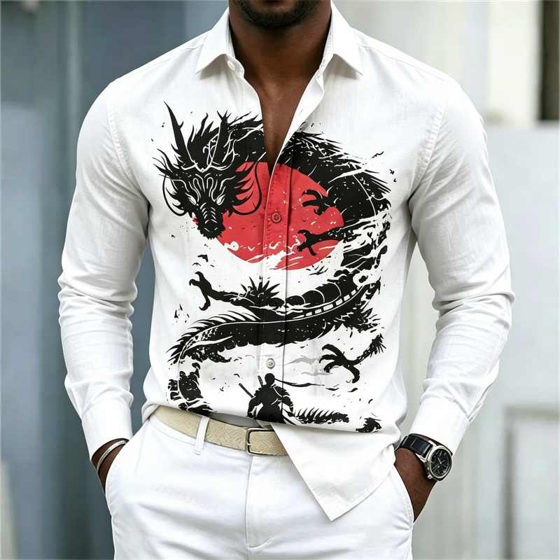 Новая мужская рубашка 2026 год – обзор и цена Street Fashion China