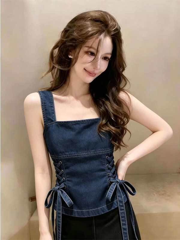 Женский джинсовый жилет синего – обзор и цена Street Fashion Vest