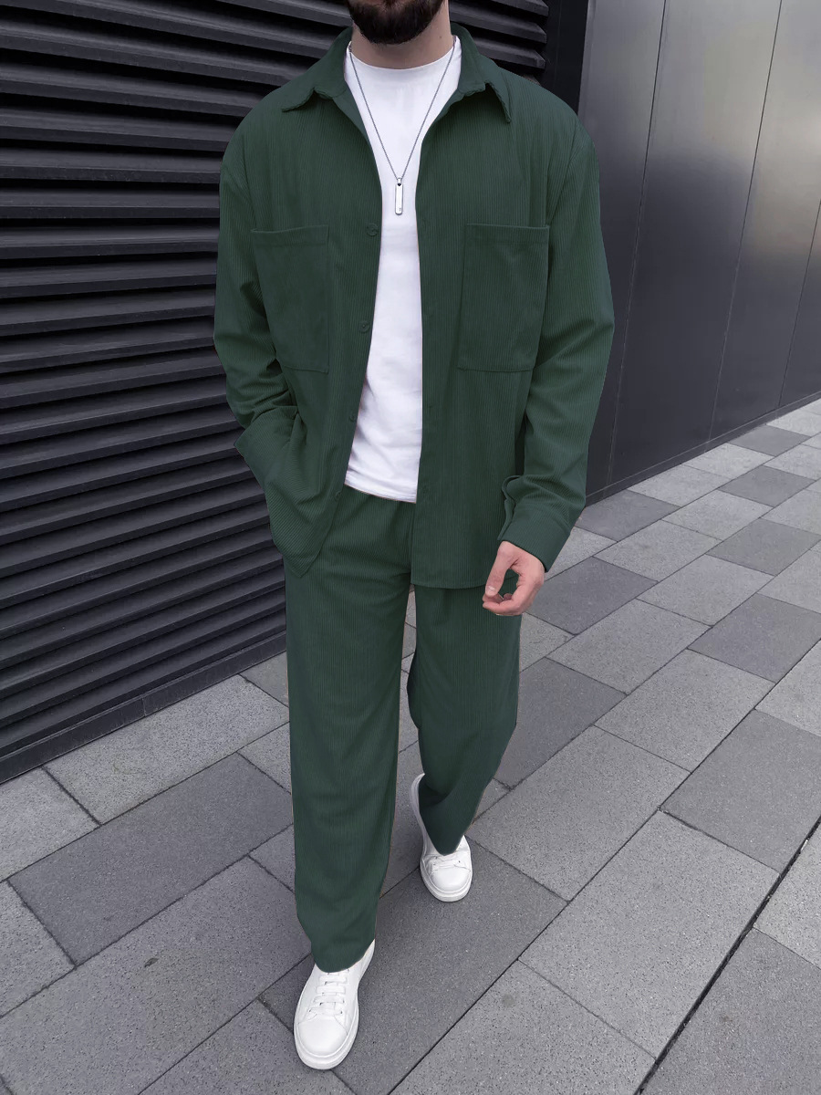 Мужской вельветовый костюм из  – обзор и цена Street Fashion Outfit