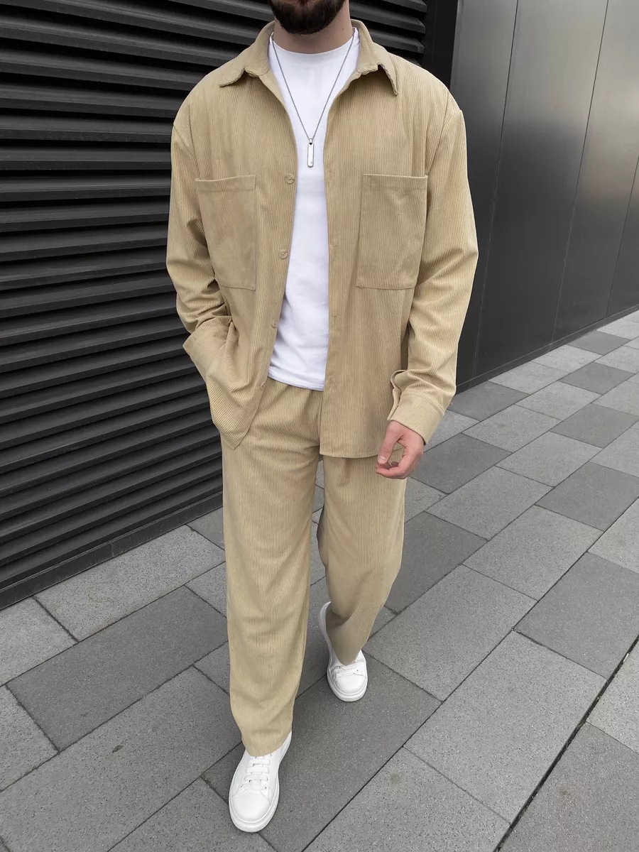 Мужской вельветовый костюм из  – обзор и цена Street Fashion Outfit