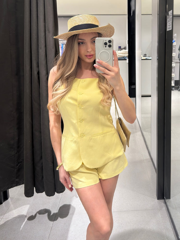 HH женский летний однобортный  – обзор и цена Street Fashion Vest
